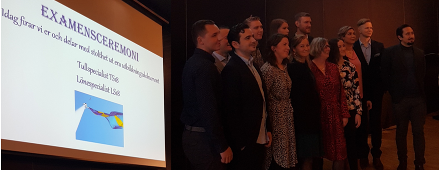 Tullspecialister tar examen på YHiM