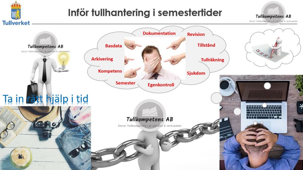 Inför tullhantering i semestertider