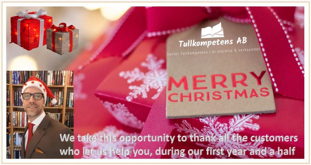 God jul önskar Tullkompetens AB