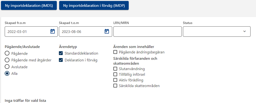 Deklarera enligt ny lagstiftning