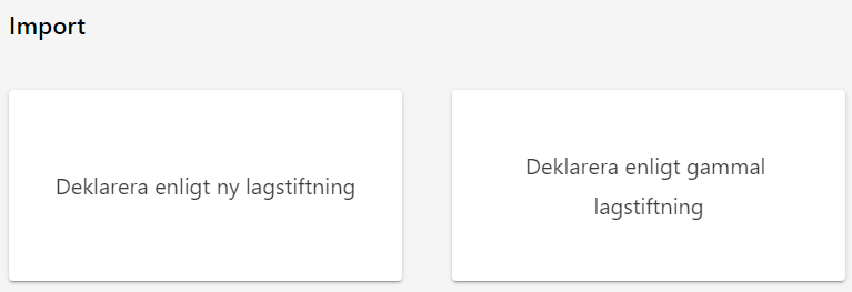 Deklarera enligt ny lagstiftning