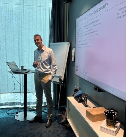 Lecture by Patrik Andreasson on the topic "Customs and VAT Considerations in Cross-Border EU Trade"